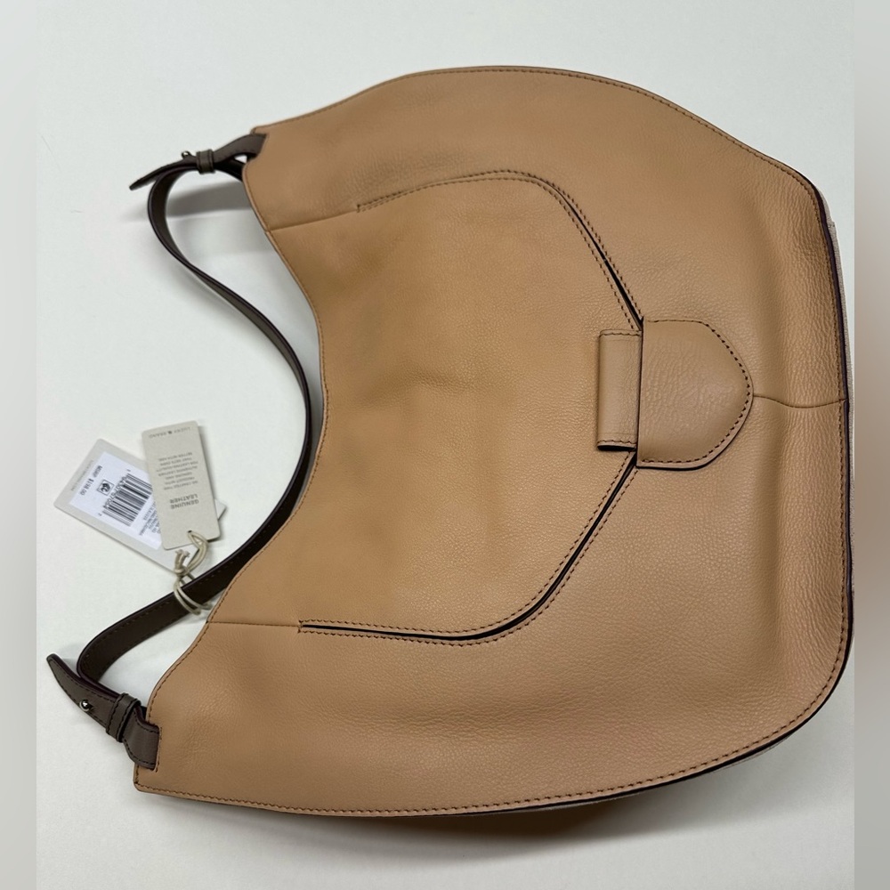 NWT $198 Lucky Brand Fora-Ho Hobo Bag DUSTY SAND/ MACADAMIA